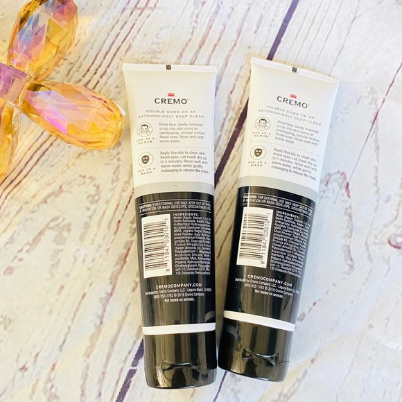 Cremo Detoxifying 2 in 1 Scrub & Mask Charcoal 2 - Picture 3 of 3